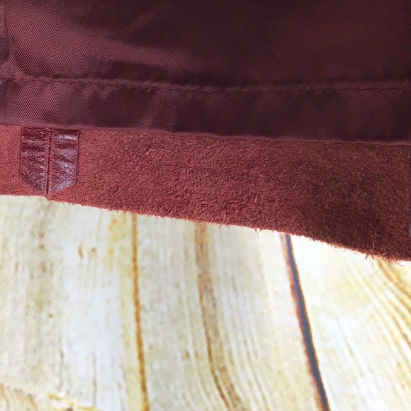 Vintage Express genuine leather mini skirt - Picture 5 of 8